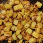 Cooked breakfast potatoes