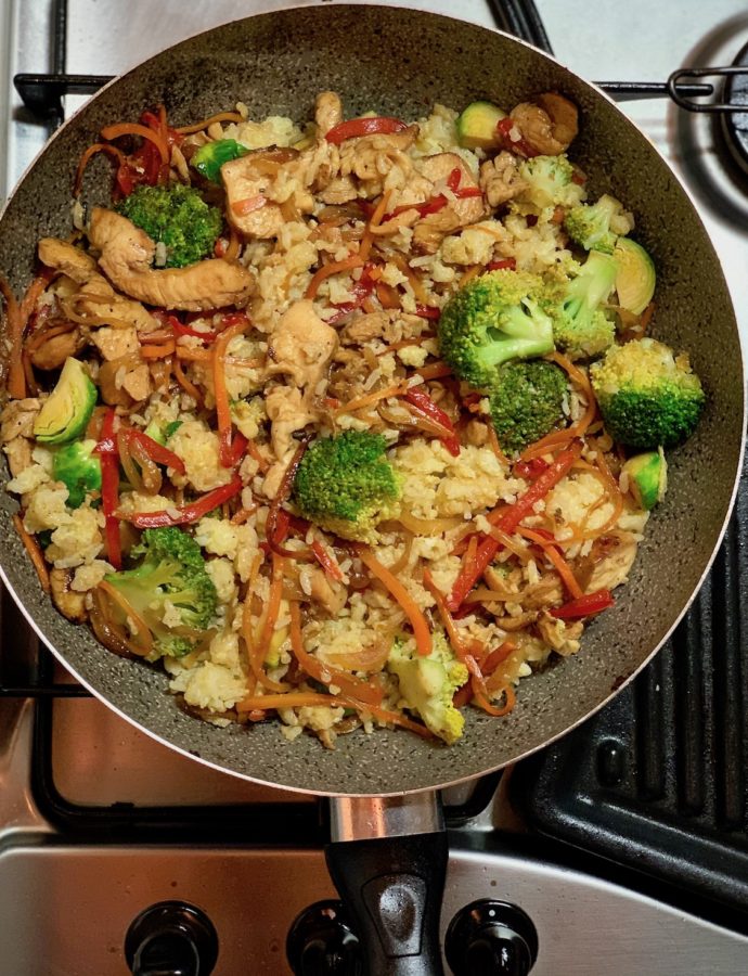 Easy Peasy Chicken Stir Fry with Lemon Squeezy
