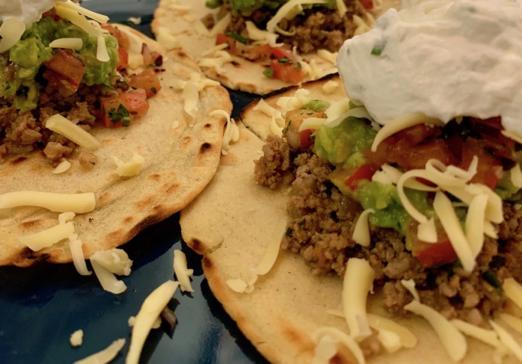 Ground beef recipe for tacos, burritos or nachos
