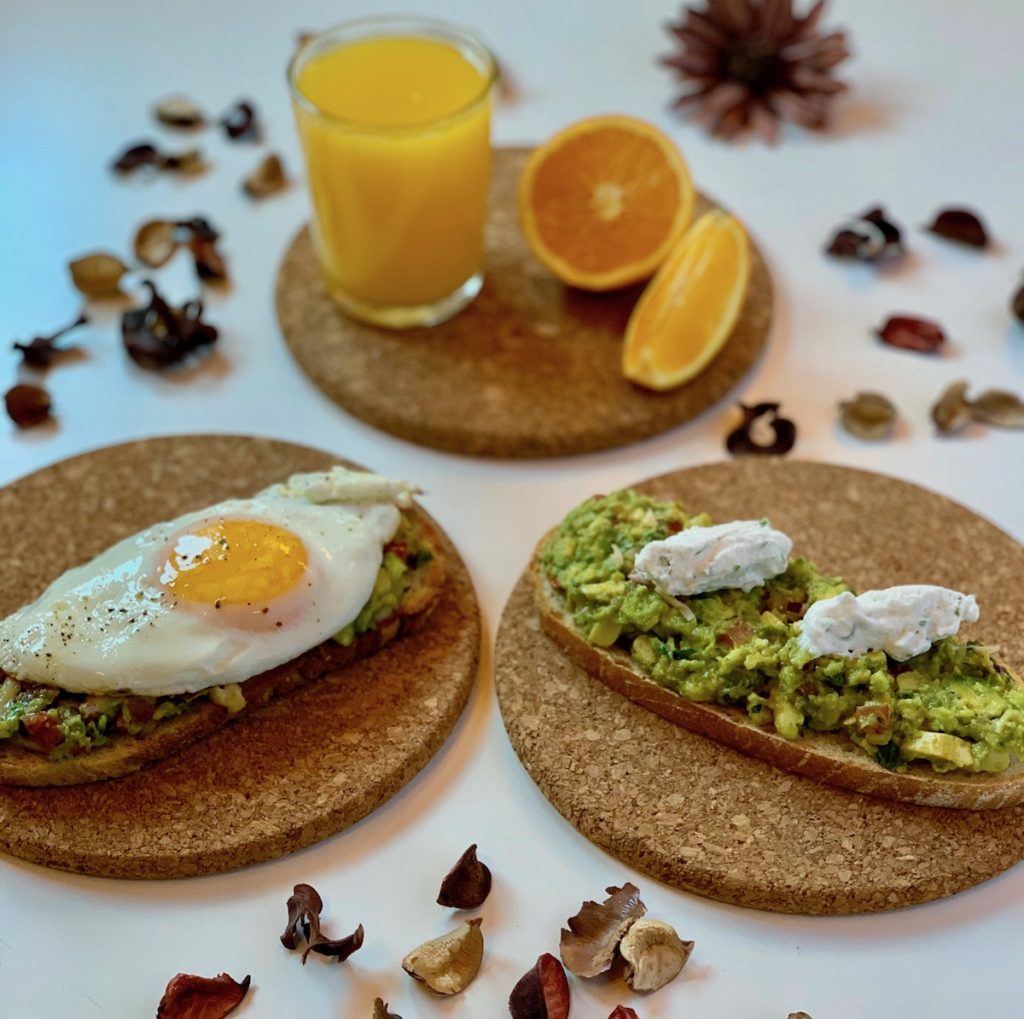 Avocado on toast variations