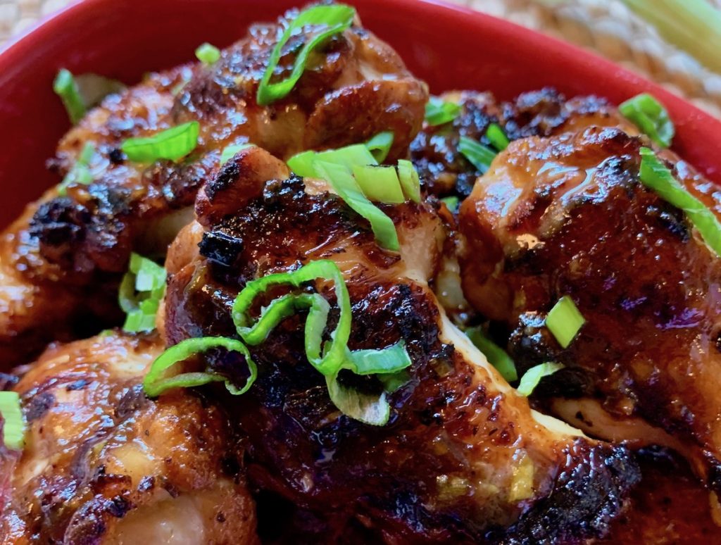 Recipe for sticky thai chicken wings