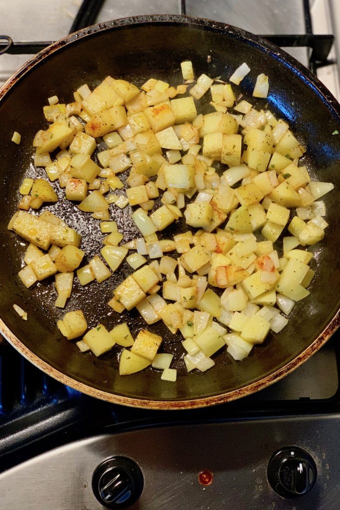 Stove top breakfast potatoes