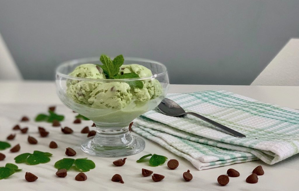 Mint and chocolate ice cream recipe