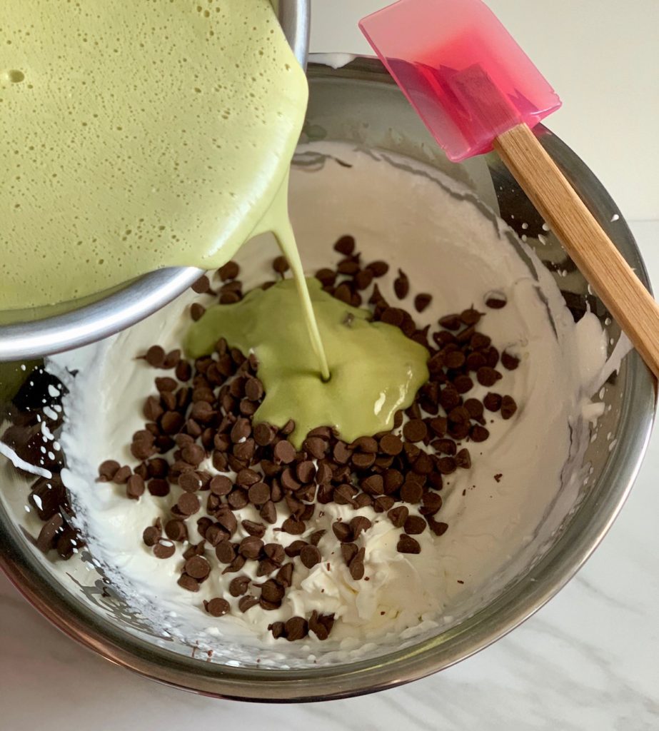 Recipe for mint chocolate chip ice cream