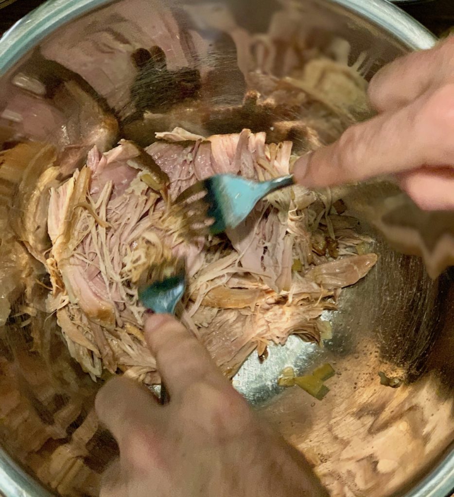 Simple steps to shred pork