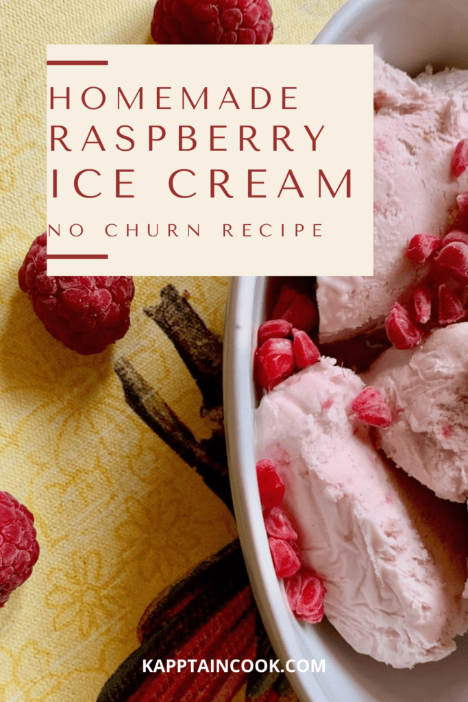 Homemade raspberry ice cream recipe 
