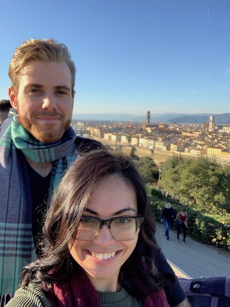 Jonathan and Maryim in Florence