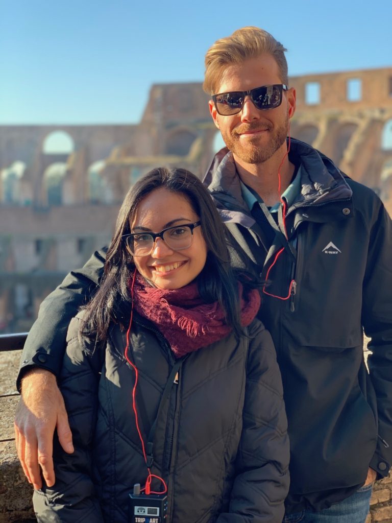 Jonathan and Maryim in Rome